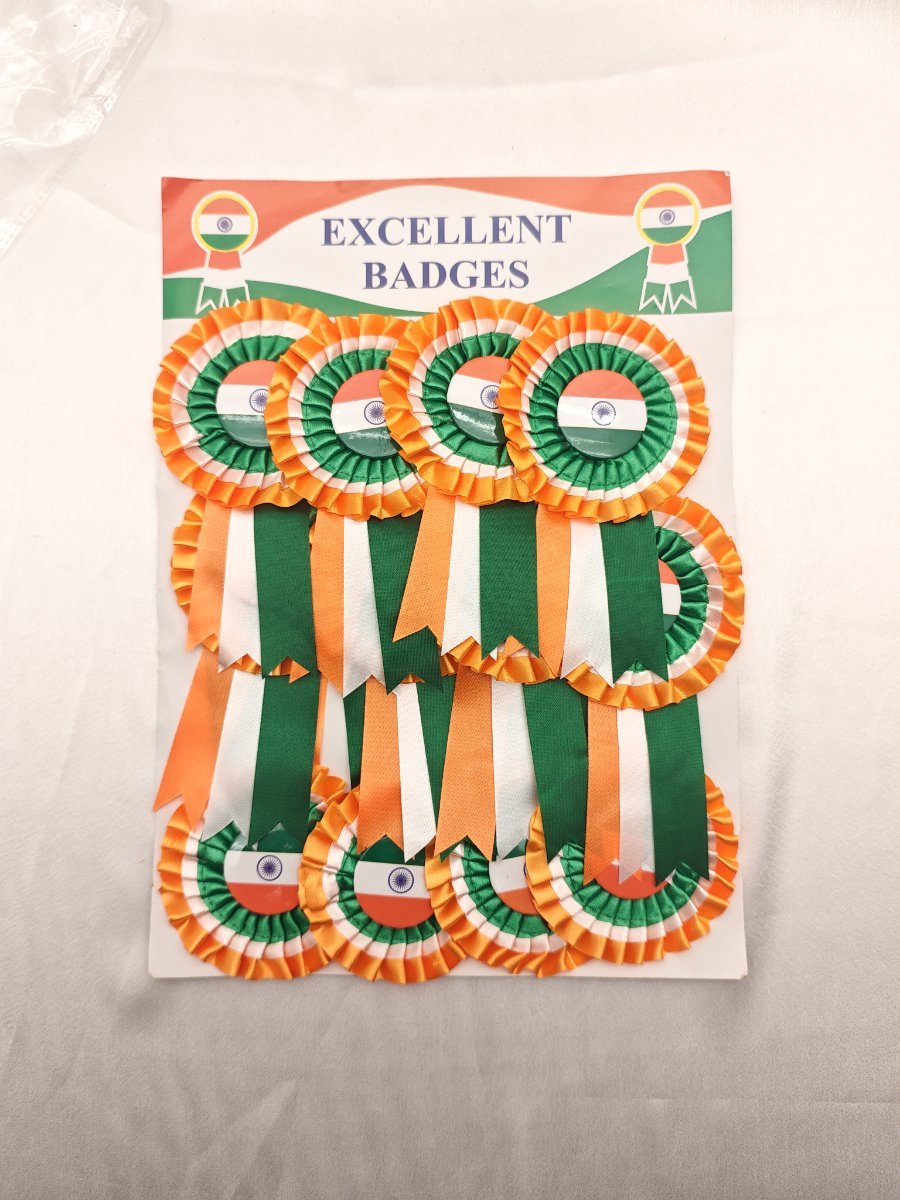 Cloth Flag Badge Set Pack of 12