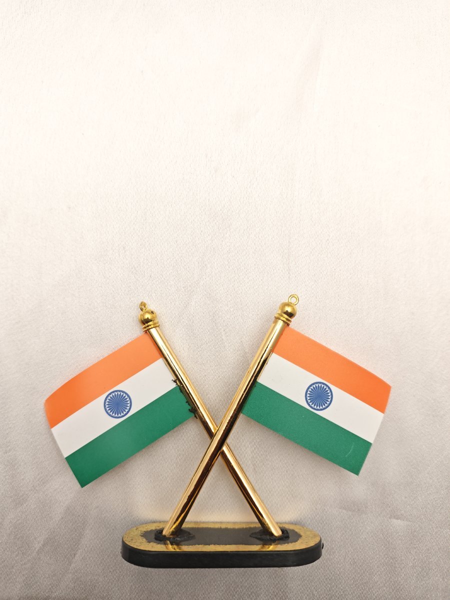 Plain Tricolour Tabletop and Dashboard Flag