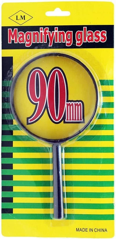 Magnifying Lens 90 mm- Black