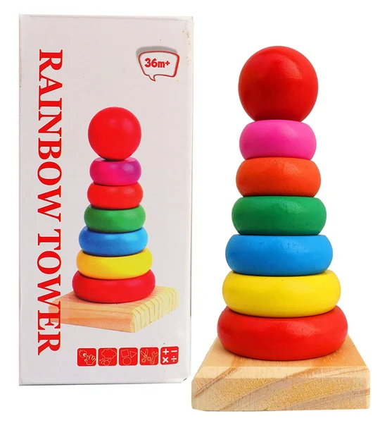 Rainbow Tower Stack