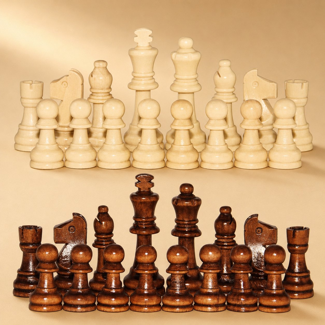 Chess Coin Wood