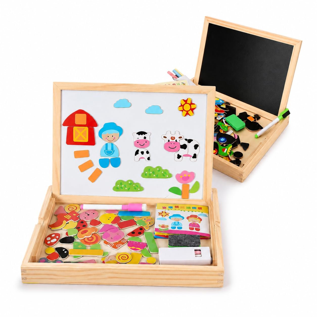 Wood Slate Magnetic Puzzle