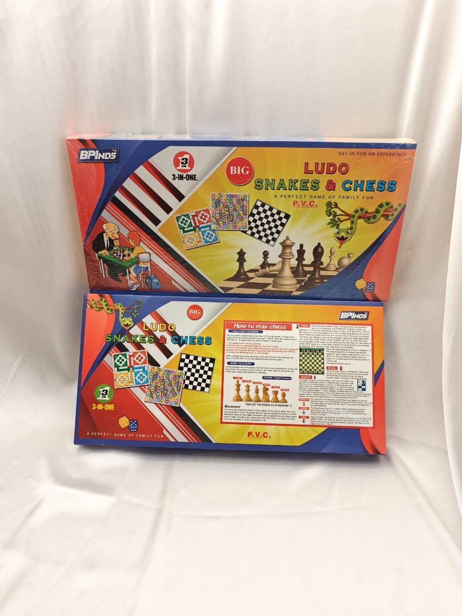 Ludo, Snakes & Chess Game (Large)