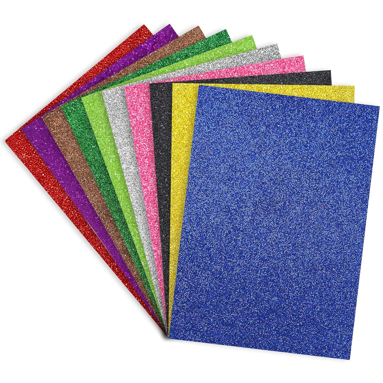 Glitter Form Sticker Pack of 10 (20x30cm)