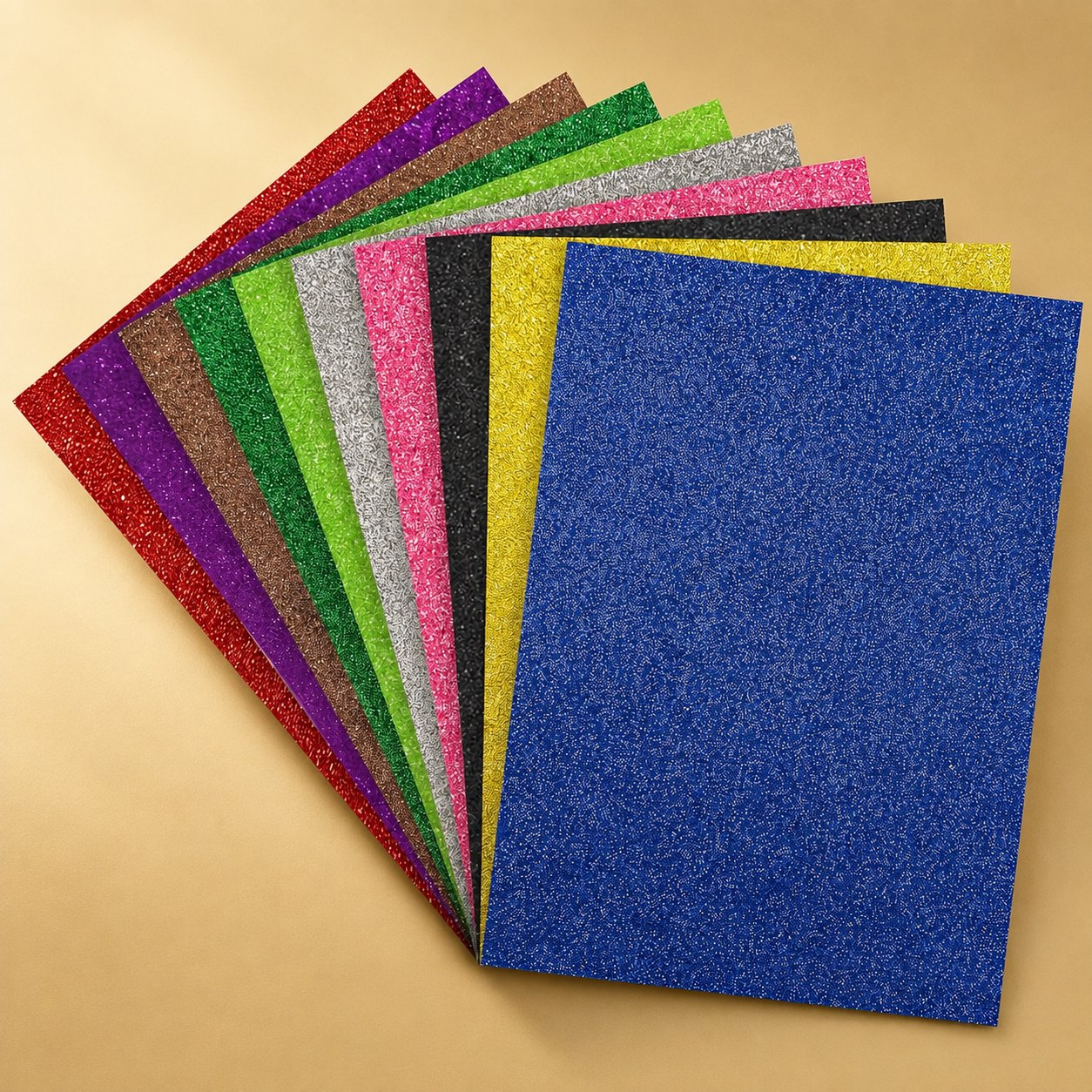 Glitter Form Sheet Pack of 10 (20x30cm)