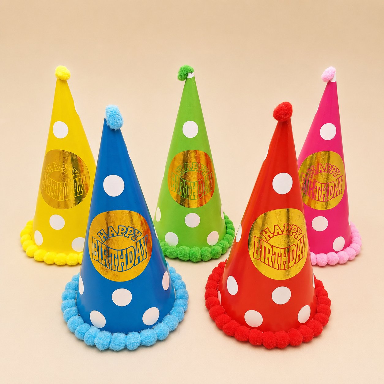 Beaded Birthday Party Cap (Large)