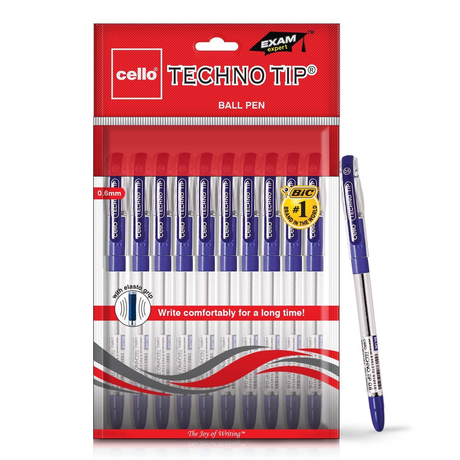 Cello Techno Tip Pen Pack of 10