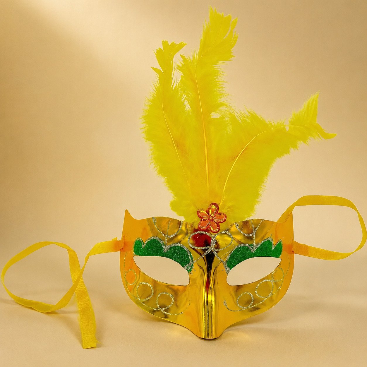 Masquerade Eye Feather Mask