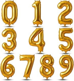 Foil Balloon Numbers